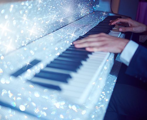 The Sparkle Band perform at a wedding in Windsor, Berkshire