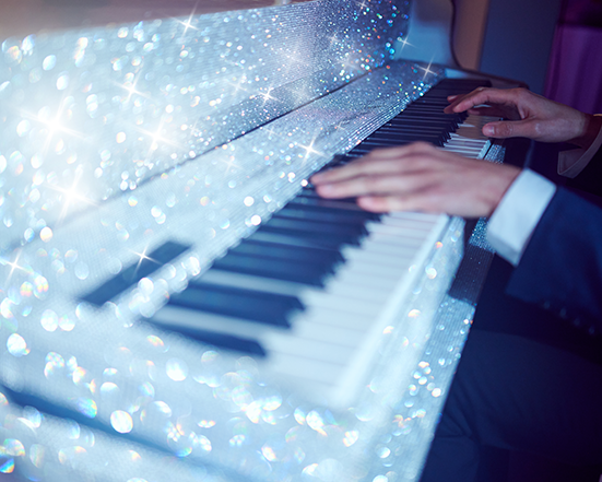 The Sparkle Band perform at a wedding in Brighton, Sussex