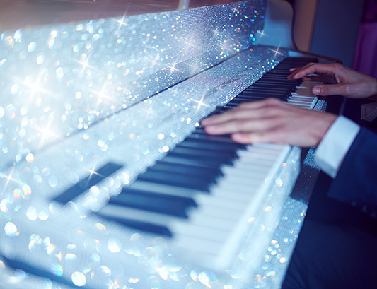 The Sparkle Band perform at a wedding in Bournemouth, Dorset