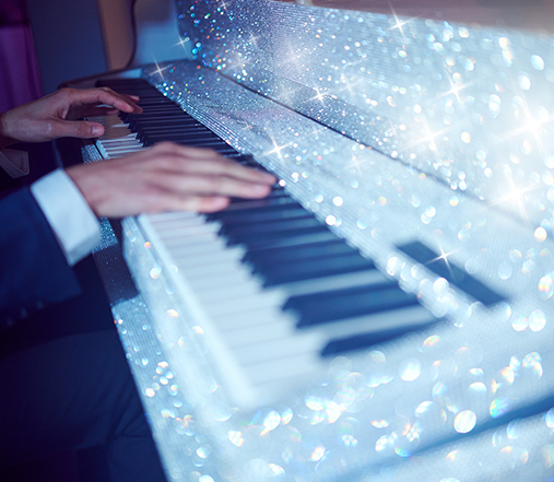 The Sparkle Band perform at a wedding in Chelmsford, Essex