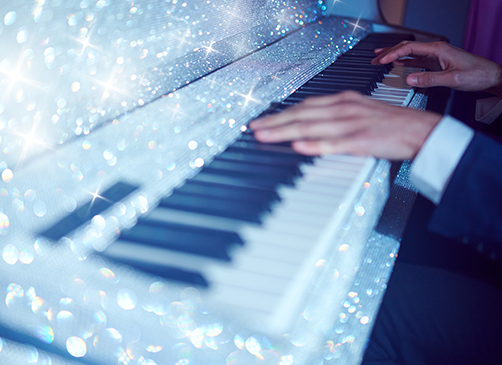 The Sparkle Band perform at weddings in Normandy, France