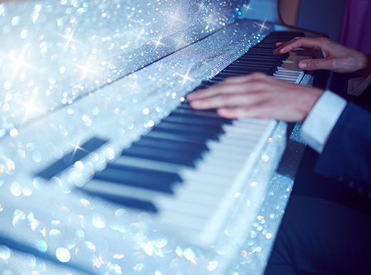 The Sparkle Band perform at wedding in Rome